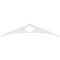 Ekena Millwork Pitch Turner Architectural Grade PVC Gable Pediment, 60"W x 12 1/2"H x 1"P (5/12) GPP060X013X100TUR - alternate 3